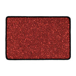 Burgundy (NOT Real) Glitter Print Kitchen Mat