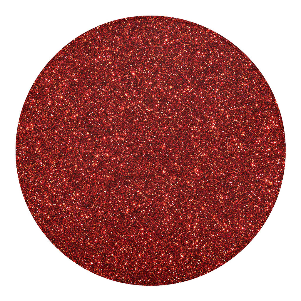 Burgundy (NOT Real) Glitter Print Round Blanket