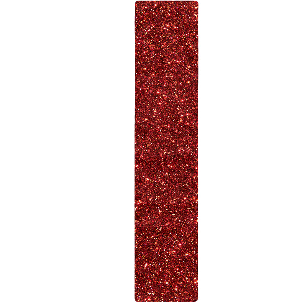 Burgundy (NOT Real) Glitter Print Table Runner