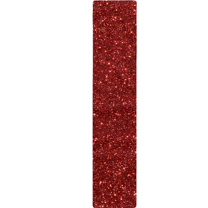 Burgundy (NOT Real) Glitter Print Table Runner