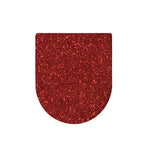 Burgundy (NOT Real) Glitter Print Toilet Lid Cover