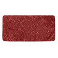 Burgundy (NOT Real) Glitter Print Towel