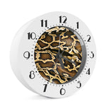 Burmese Python Snake Print Alarm Clock