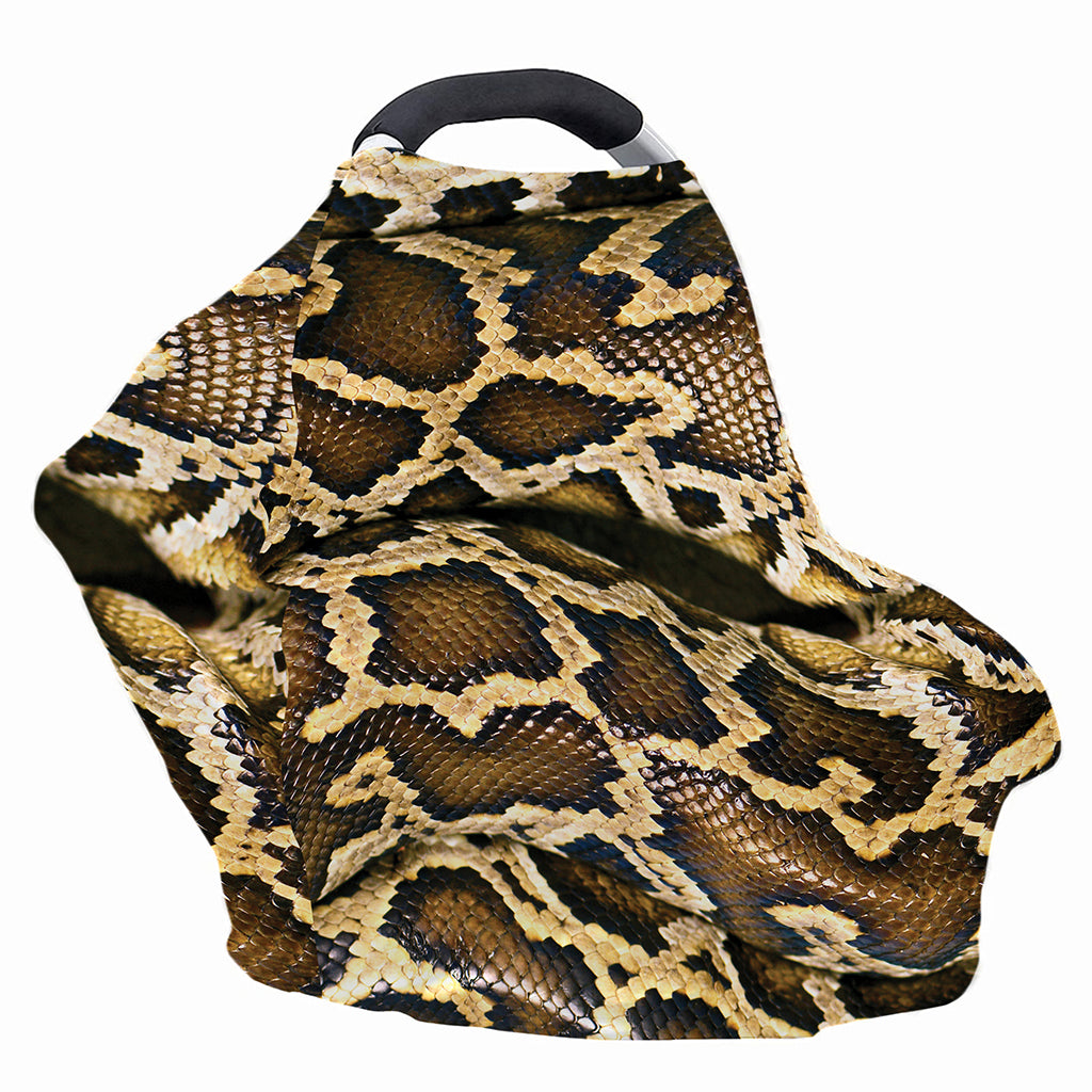 Burmese Python Snake Print Baby Seat Cover