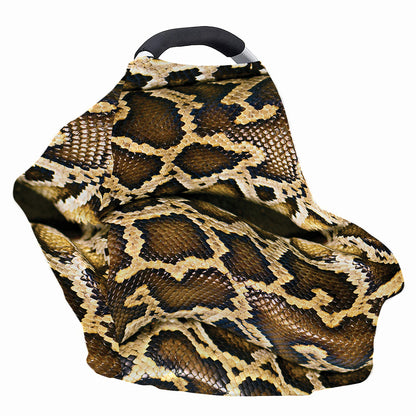 Burmese Python Snake Print Baby Seat Cover