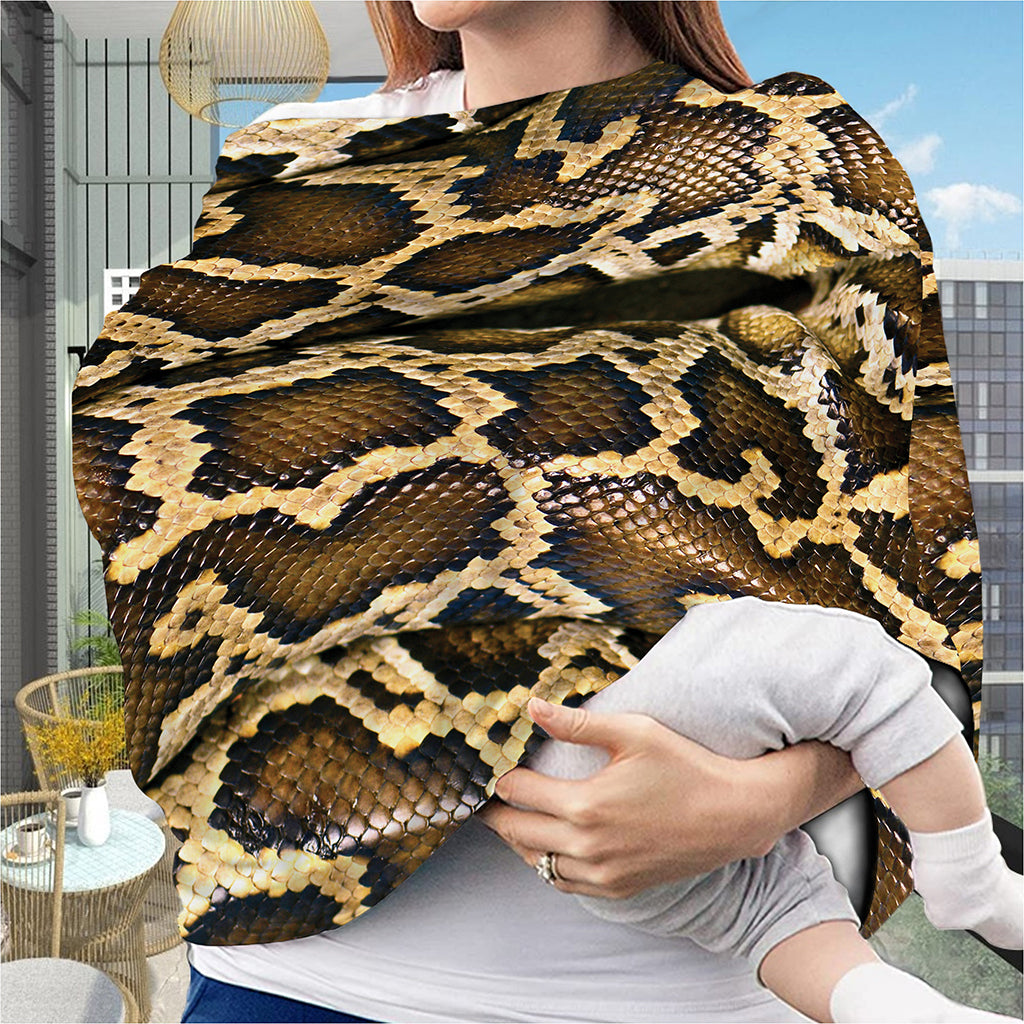 Burmese Python Snake Print Baby Seat Cover