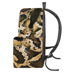Burmese Python Snake Print Backpack