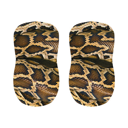 Burmese Python Snake Print Bar Stool Covers