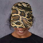 Burmese Python Snake Print Baseball Cap