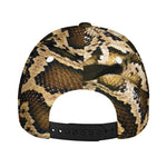 Burmese Python Snake Print Baseball Cap