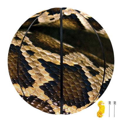 Burmese Python Snake Print Basketball