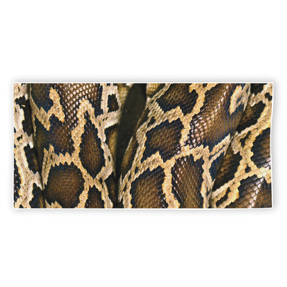 Burmese Python Snake Print Beach Towel