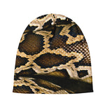 Burmese Python Snake Print Beanie
