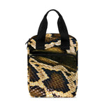 Burmese Python Snake Print Bible Tote Bag