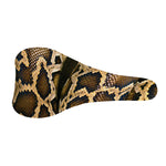 Burmese Python Snake Print Bicycle Seat Cover