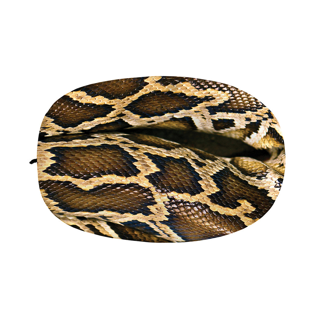 Burmese Python Snake Print Car Side Mirror Covers