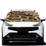 Burmese Python Snake Print Car Windshield Snow Cover