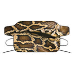 Burmese Python Snake Print Car Windshield Snow Cover