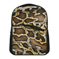 Burmese Python Snake Print Casual Backpack