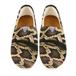 Burmese Python Snake Print Casual Shoes