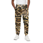 Burmese Python Snake Print Cotton Pants