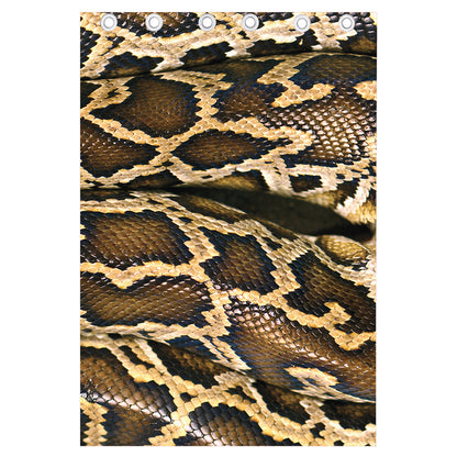 Burmese Python Snake Print Curtain