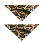 Burmese Python Snake Print Dog Bandana