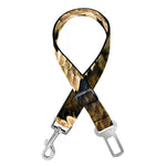 Burmese Python Snake Print Dog Seat Belt