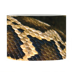 Burmese Python Snake Print Drum Lamp Shade
