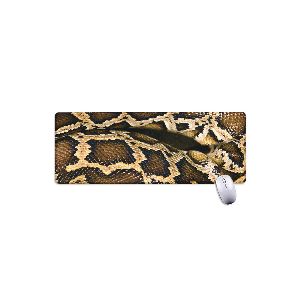 Burmese Python Snake Print Extended Mouse Pad