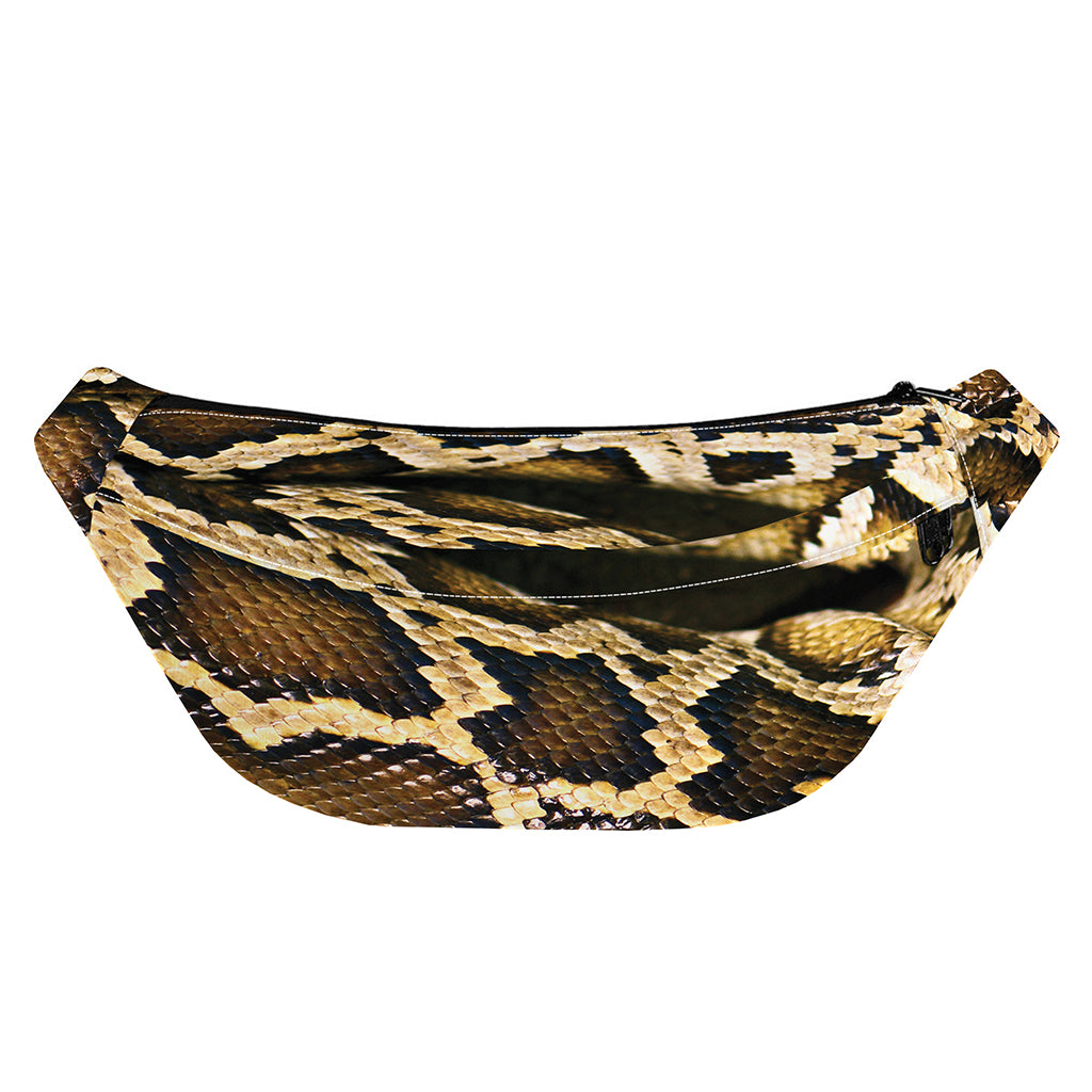Burmese Python Snake Print Fanny Pack