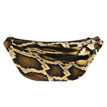 Burmese Python Snake Print Fanny Pack