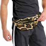 Burmese Python Snake Print Fanny Pack