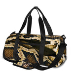 Burmese Python Snake Print Gym Bag