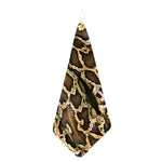 Burmese Python Snake Print Hand Towel