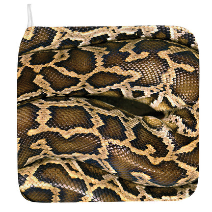 Burmese Python Snake Print Hand Towel