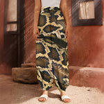 Burmese Python Snake Print Harem Pants