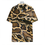 Burmese Python Snake Print Hawaiian Shirt