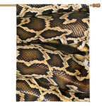 Burmese Python Snake Print House Flag