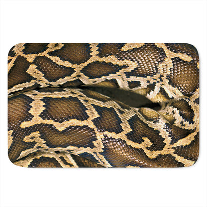 Burmese Python Snake Print Indoor Door Mat