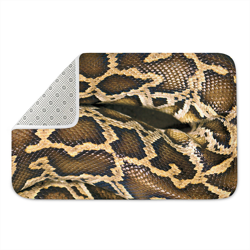 Burmese Python Snake Print Indoor Door Mat