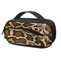 Burmese Python Snake Print Portable Cooler Travel Case