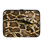 Burmese Python Snake Print Laptop Sleeve