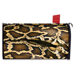 Burmese Python Snake Print Mailbox Cover