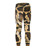 Burmese Python Snake Print Men's leggings