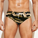 Burmese Python Snake Print Men's Swim Briefs