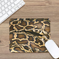 Burmese Python Snake Print Mouse Pad