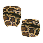 Burmese Python Snake Print Office Chair Cover
