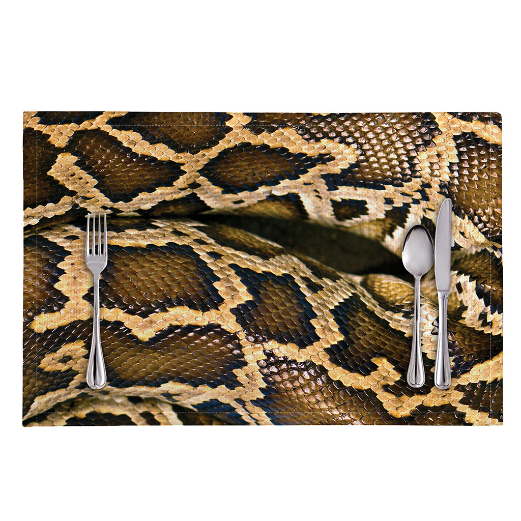 Burmese Python Snake Print Placemat