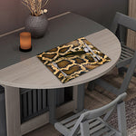 Burmese Python Snake Print Placemat